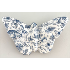 Toile de Jouy Bunnies Butterfly 